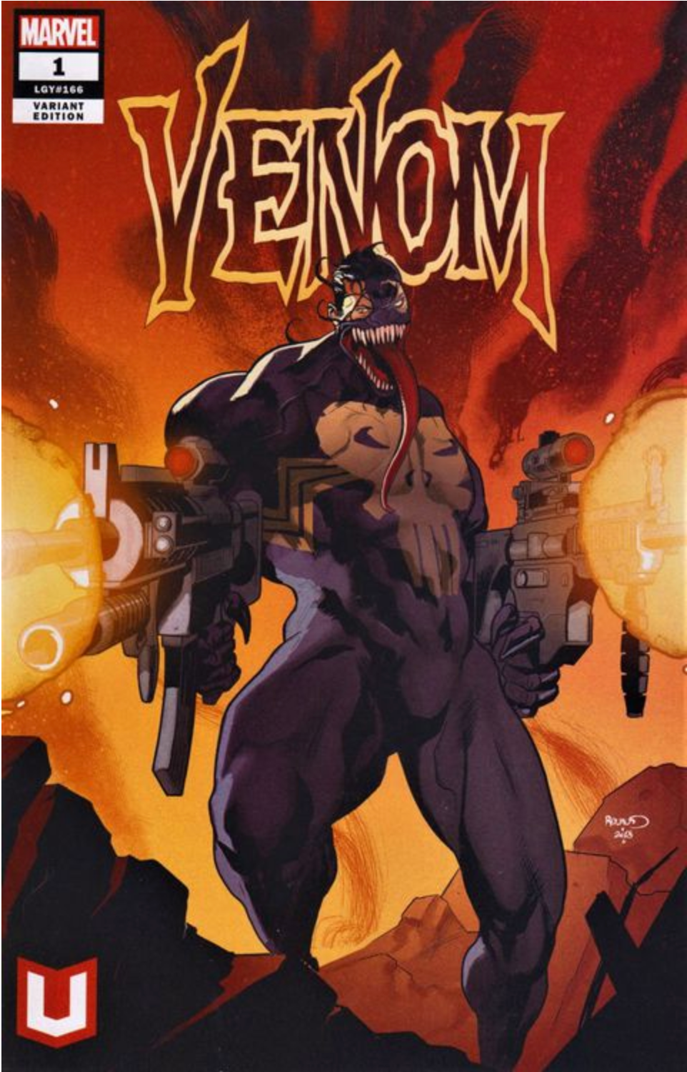 Venom #1 Vol. 4 (2018) Marvel Unlimited Variant – VF/NM | Paul Renaud