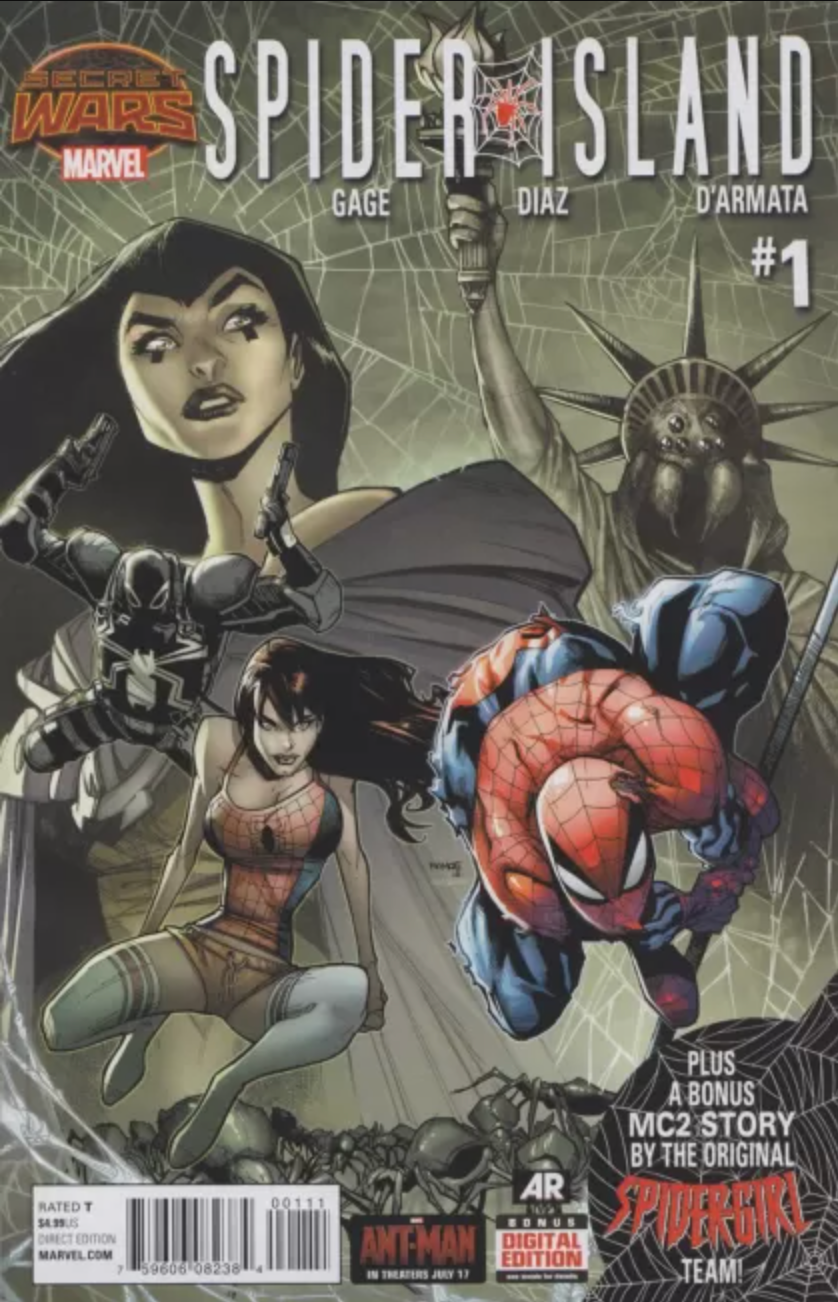 Spider-Island Vol. 2 #1 (2015 Marvel) NM — Humberto Ramos Cover / Spider-Verse